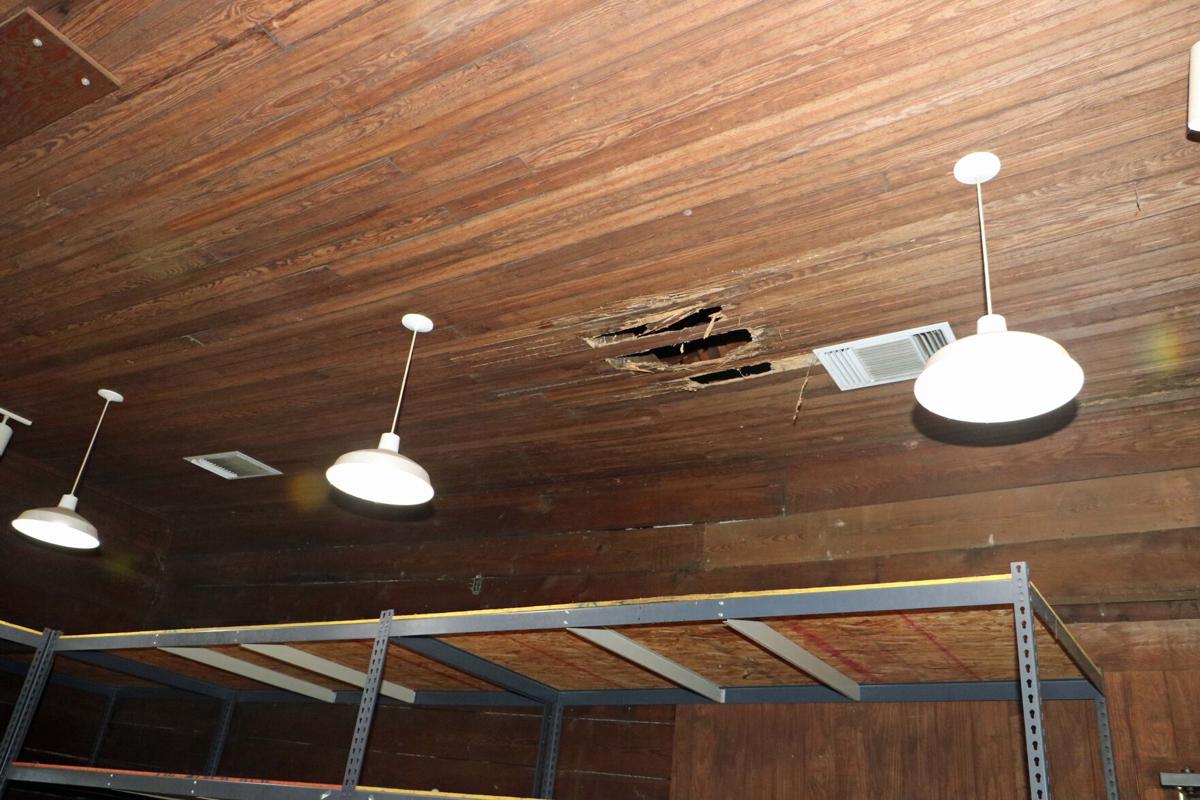 Carriage House ceiling