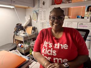 Kesha Williams at her child-care center in Spartanburg