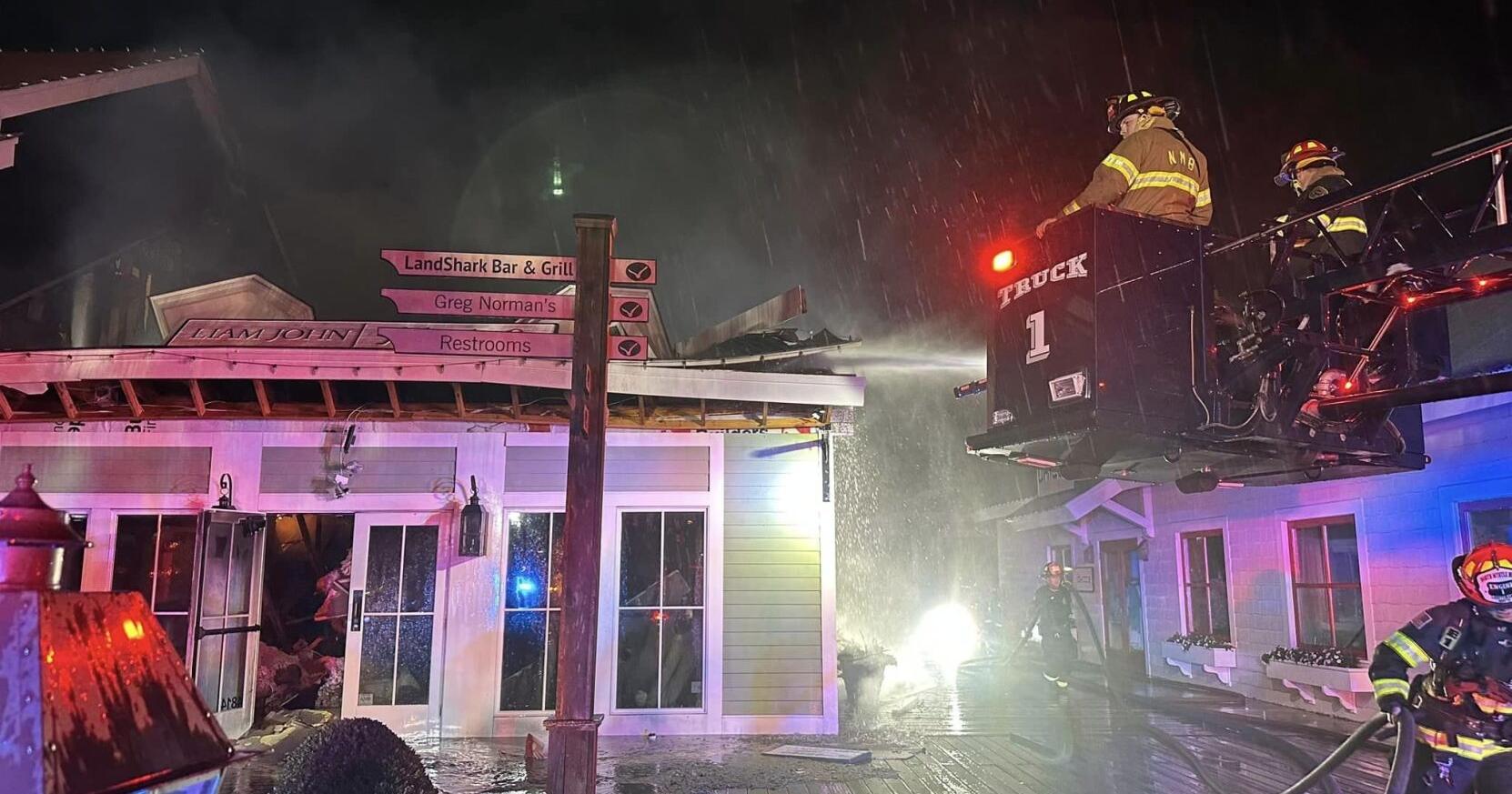 Two Barefoot Landing stores in North Myrtle Beach damaged after fire - Vimarsana News