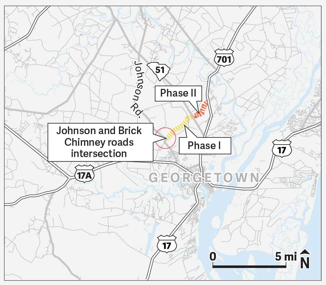 Brick Chimney Road extension to connect Hwys 51, 521