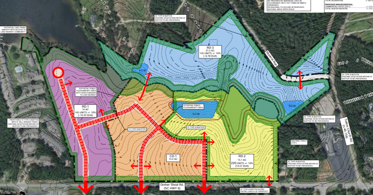 Irmo rejects lakefront development, Lex devo breaks ground