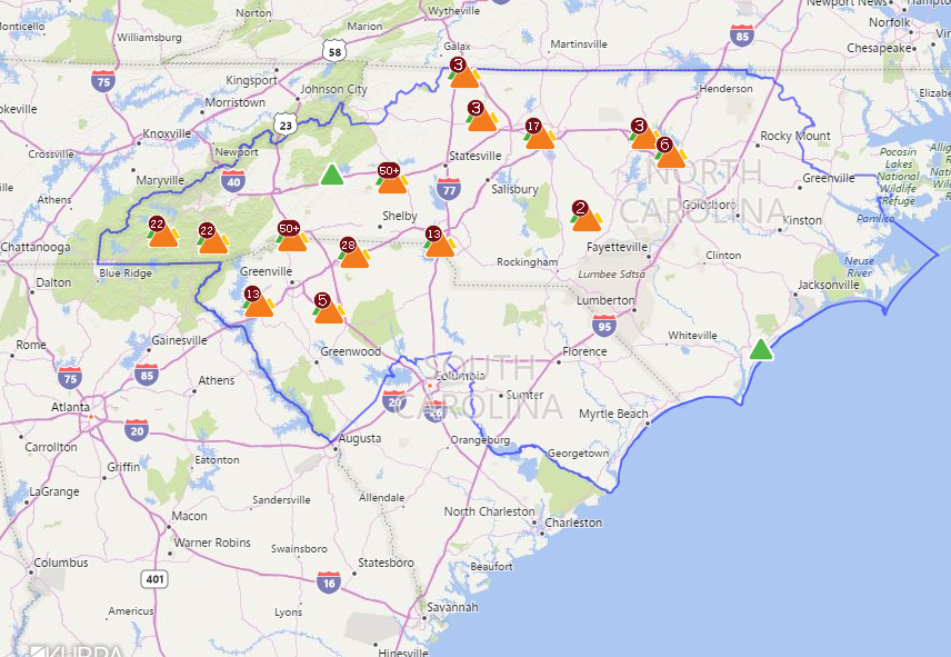 More than 2,000 without power after storms in South Carolina | News ...