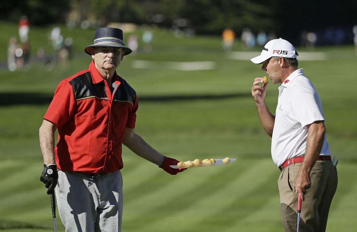 Bill Murray playing golf