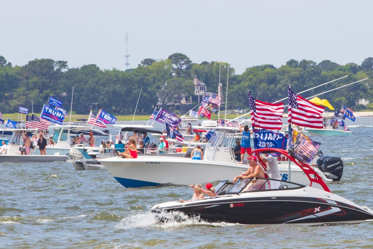 Photos Boat parade in support of Trump packs Charleston harbor Photo