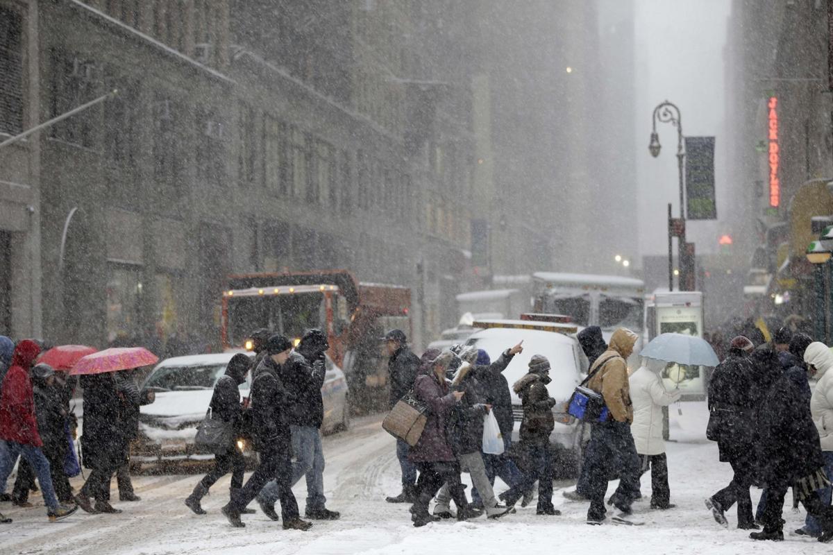 Winter storm wallops region