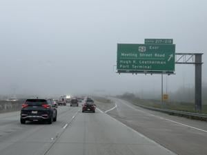 Patchy fog reduces visibility across Charleston area