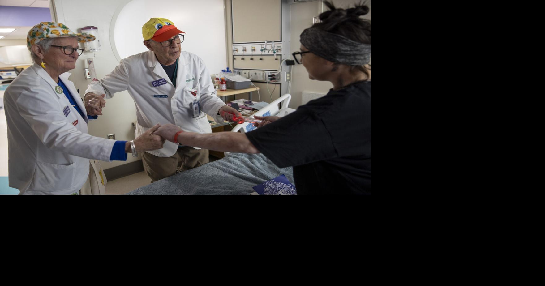 Laughter as medicine: clowns roam the MUSC hospital halls, cheering patients