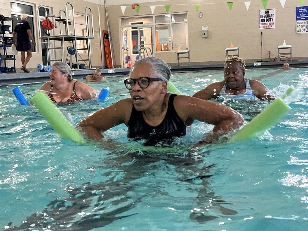 Georgetown 'Mermaids' create community during weekday water aerobics classes