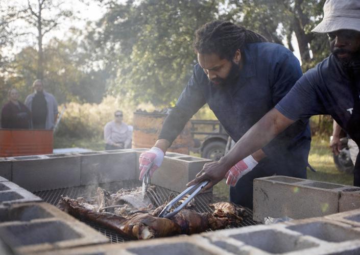 Peculiar Pig Farm in Dorchester supplies pork to downtown Charleston