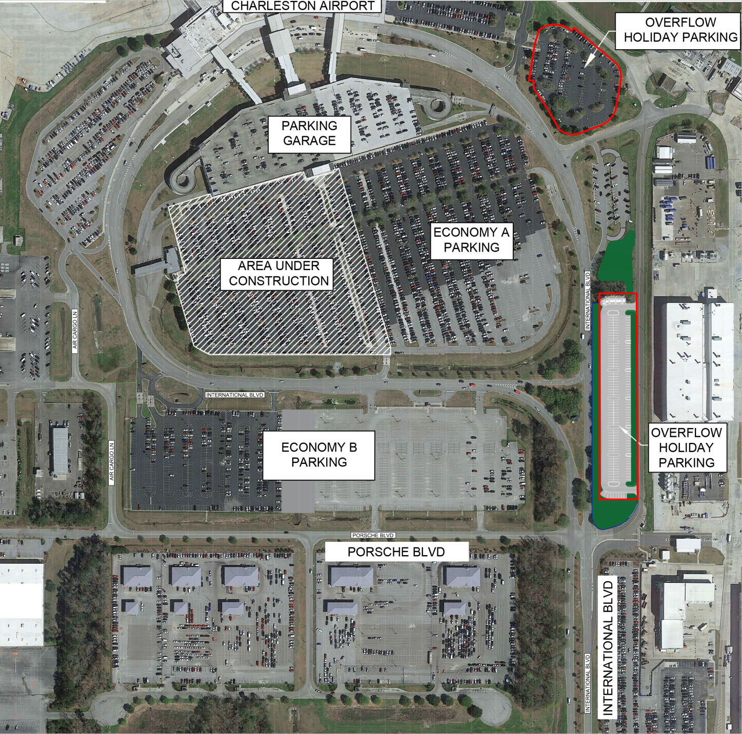 Charleston Airport Lays Out Holiday Parking Plan As New Deck ...