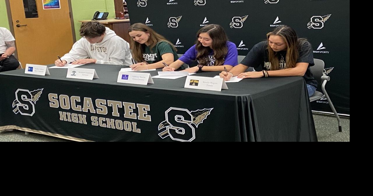 4 Socastee High School studentathletes sign to play college sports