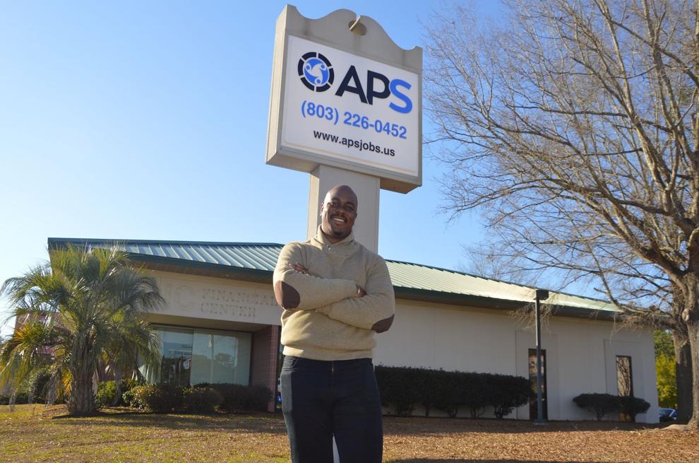 Dexter Price, CEO and founder of Aiken Personnel Services, at the APS Warrenville office in Aiken, South Carolina