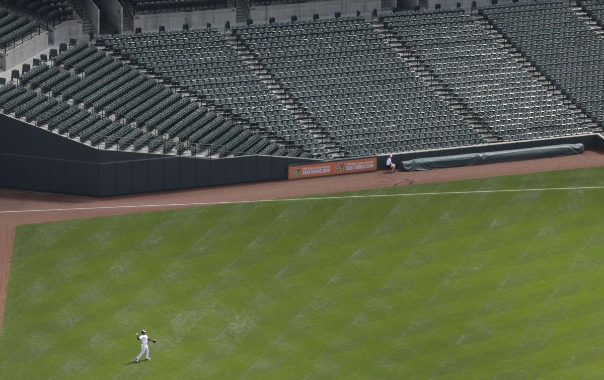 No fans at Orioles game