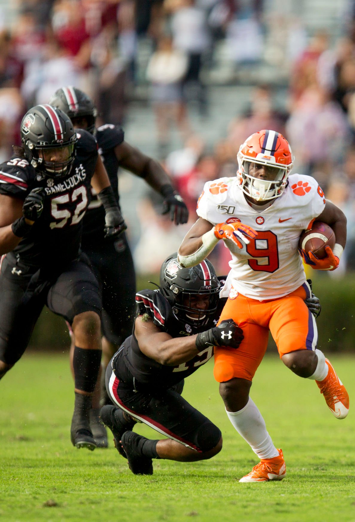 Clemsons Travis Etienne Earns Second Straight Acc Player Of