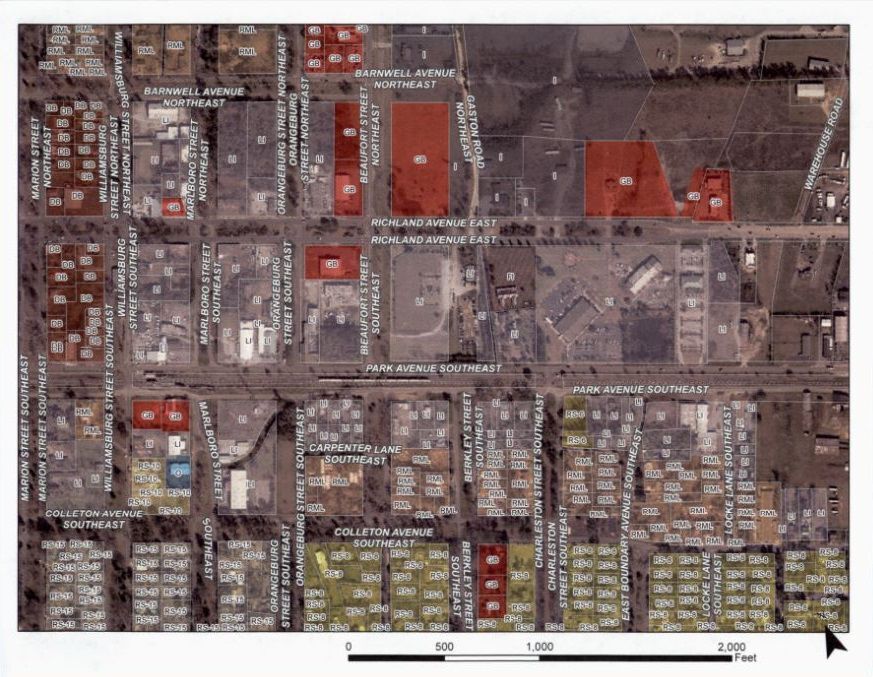 Aiken Planning Commission changes to zoning use within the