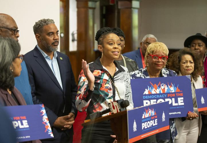 Congressional Black Caucus members kickstart summer democracy tour in