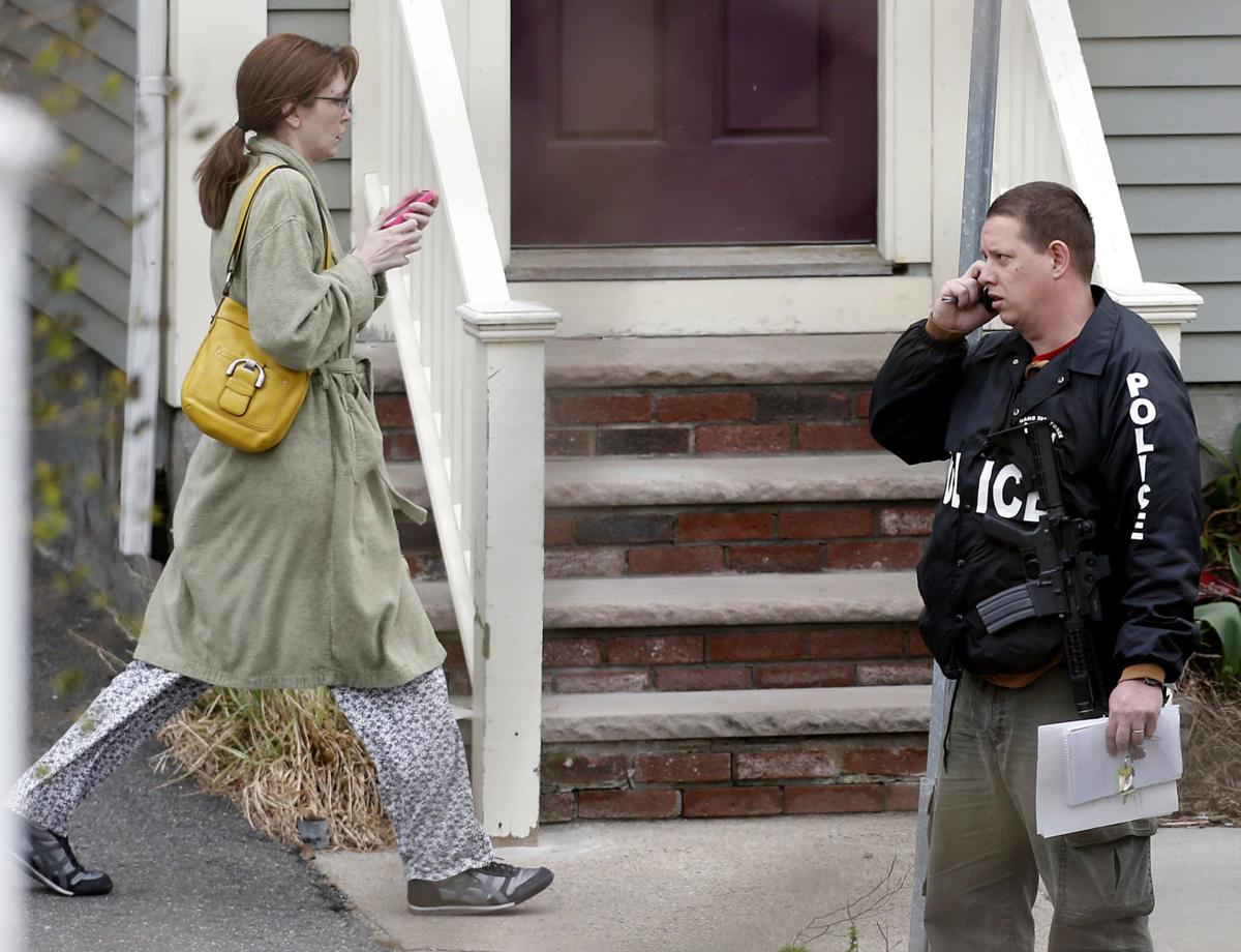 Bombing suspect search