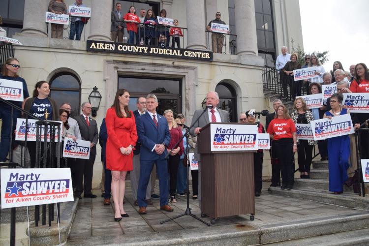Aiken County Sheriff Michael Hunt announces decision not to seek