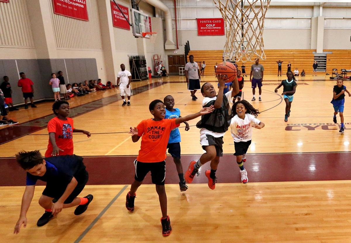 Khris Middleton basketball camp