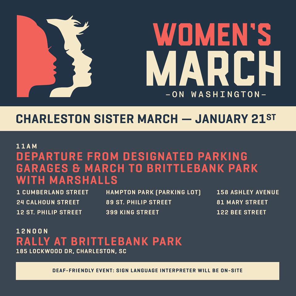 Rain or shine, Charleston Women's March will go on Saturday News