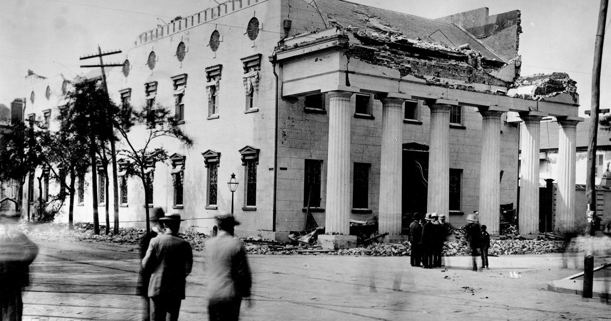 The Guard House was among the buildings destroyed by the great 1886 ...