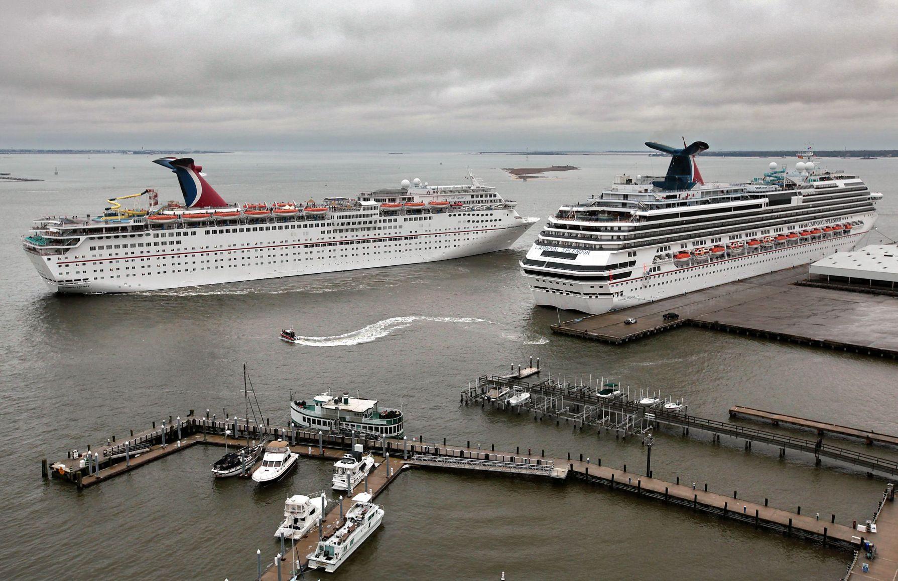 Carnival Crusie ship making emergency stop at Port of Charleston
