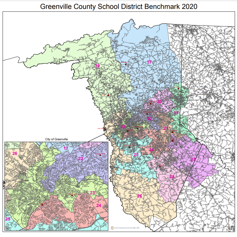 Zoning Map  Simpsonville South Carolina