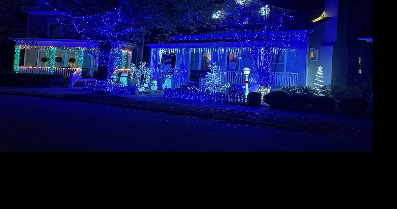 Michigan memories inspire wintry Christmas display in Hammond’s Ferry