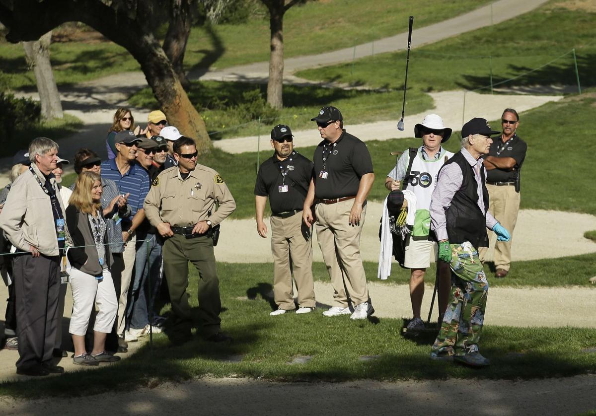 Bill Murray playing golf