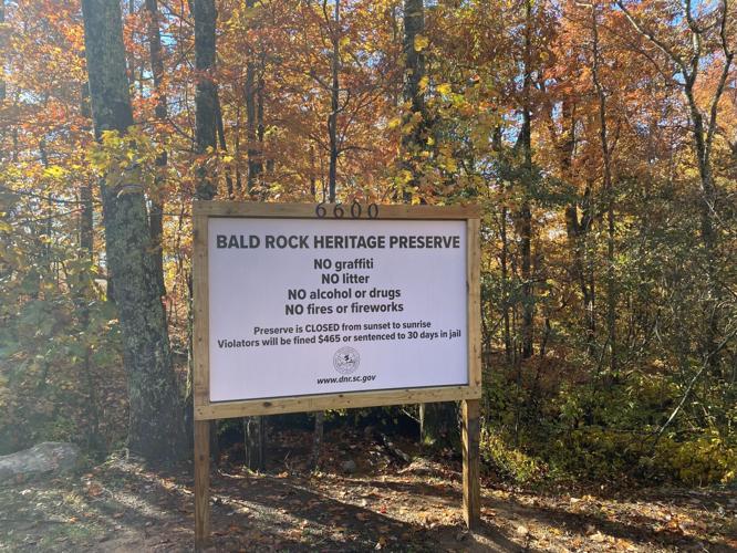 Graffiticovered Bald Rock in Greenville County gets a scrub. But