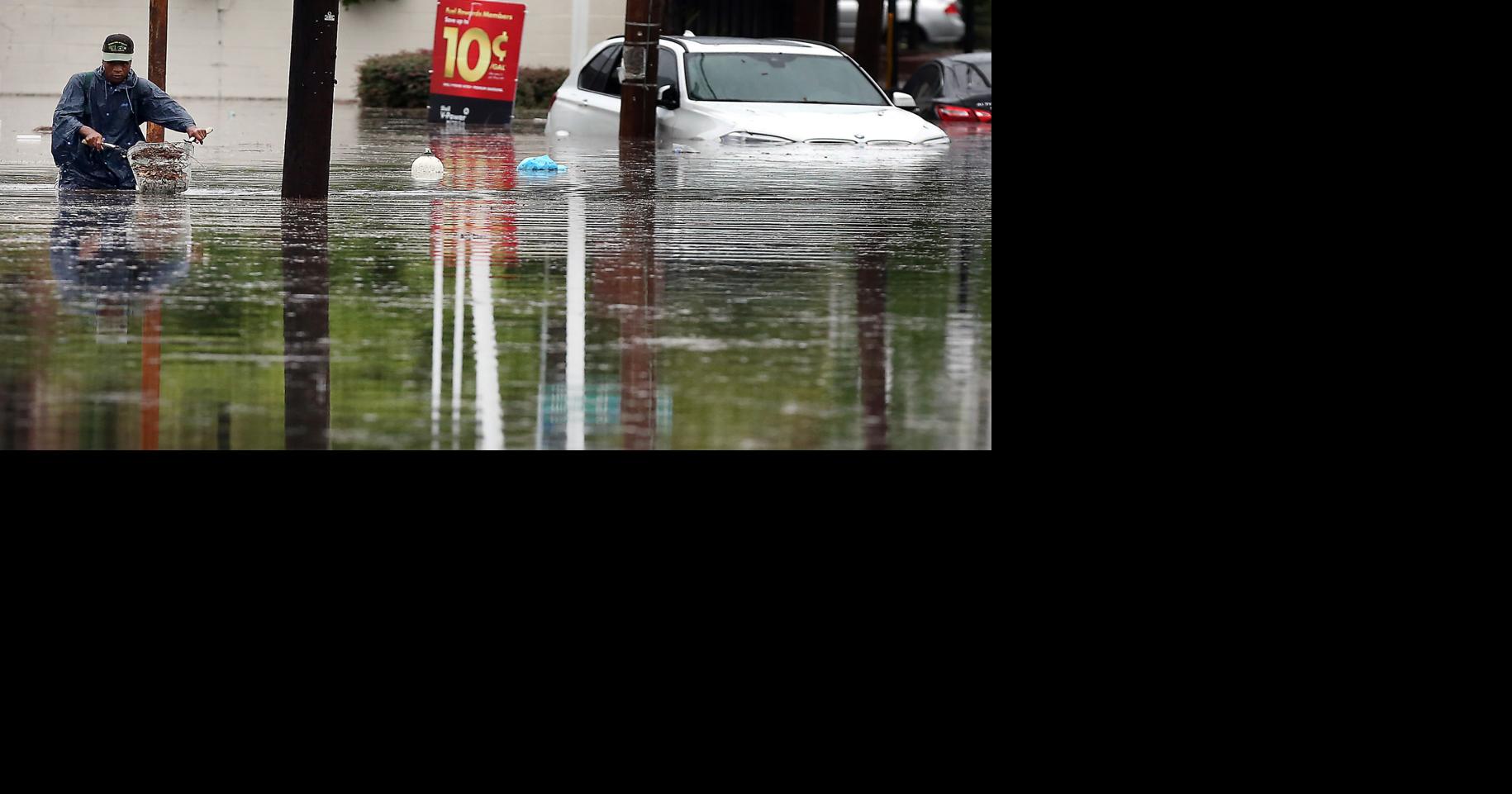 Up to 8 inches of rain inundates Charleston area, flooding roads, cars ...