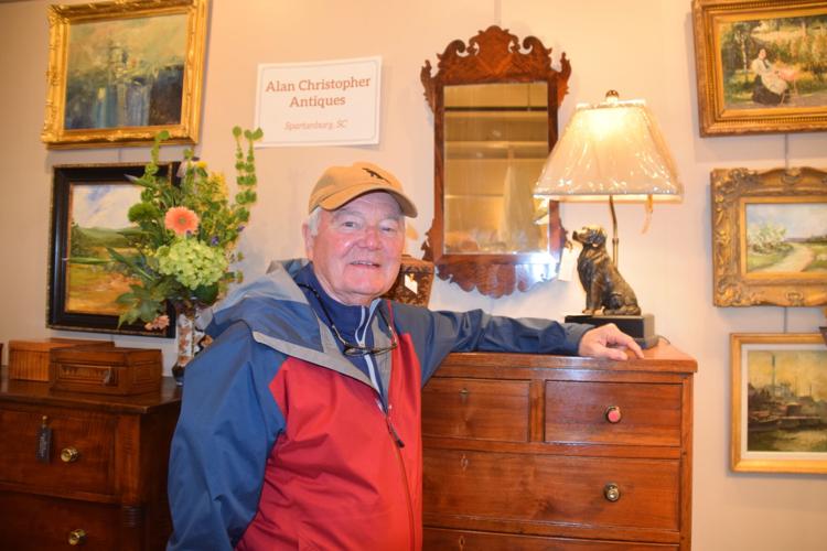 Aiken Antique Show's offerings include historic stoneware by David