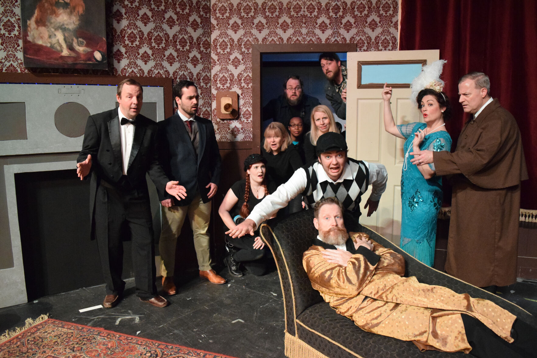 Review Towns The Play That Goes Wrong brings down the house..