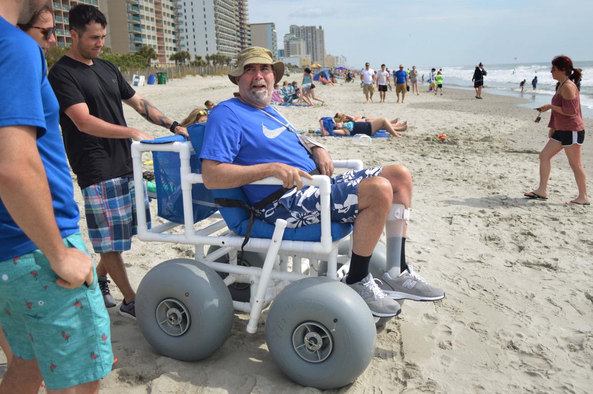 S C Beach Communities Offer Special Wheelchairs Modified Paths