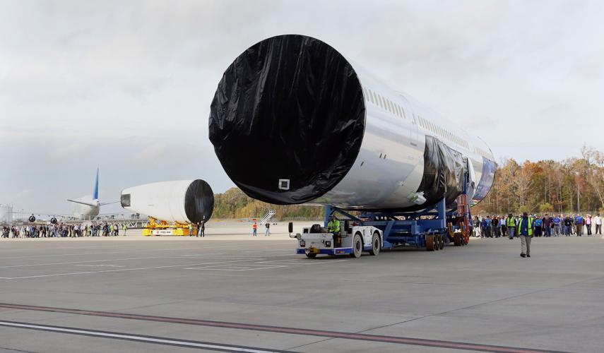 Boeing's first 787-10 Dreamliner moves into final assembly