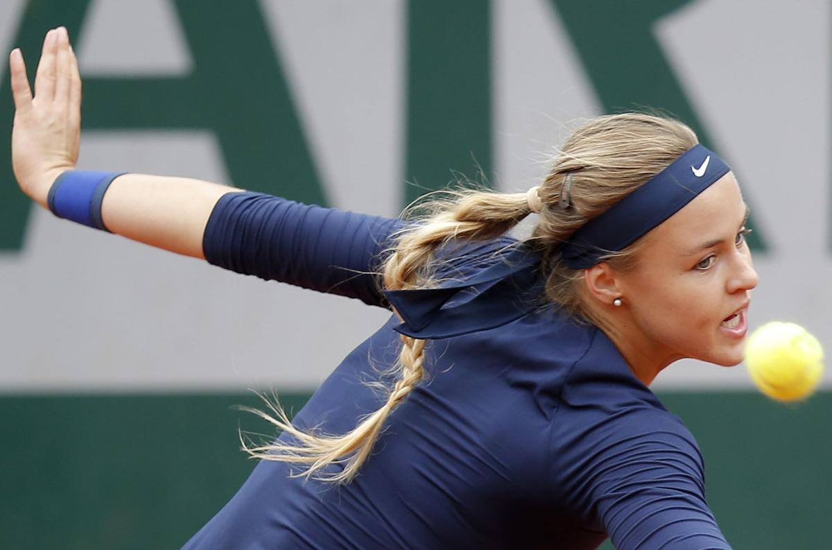 First round of French Open tennis
