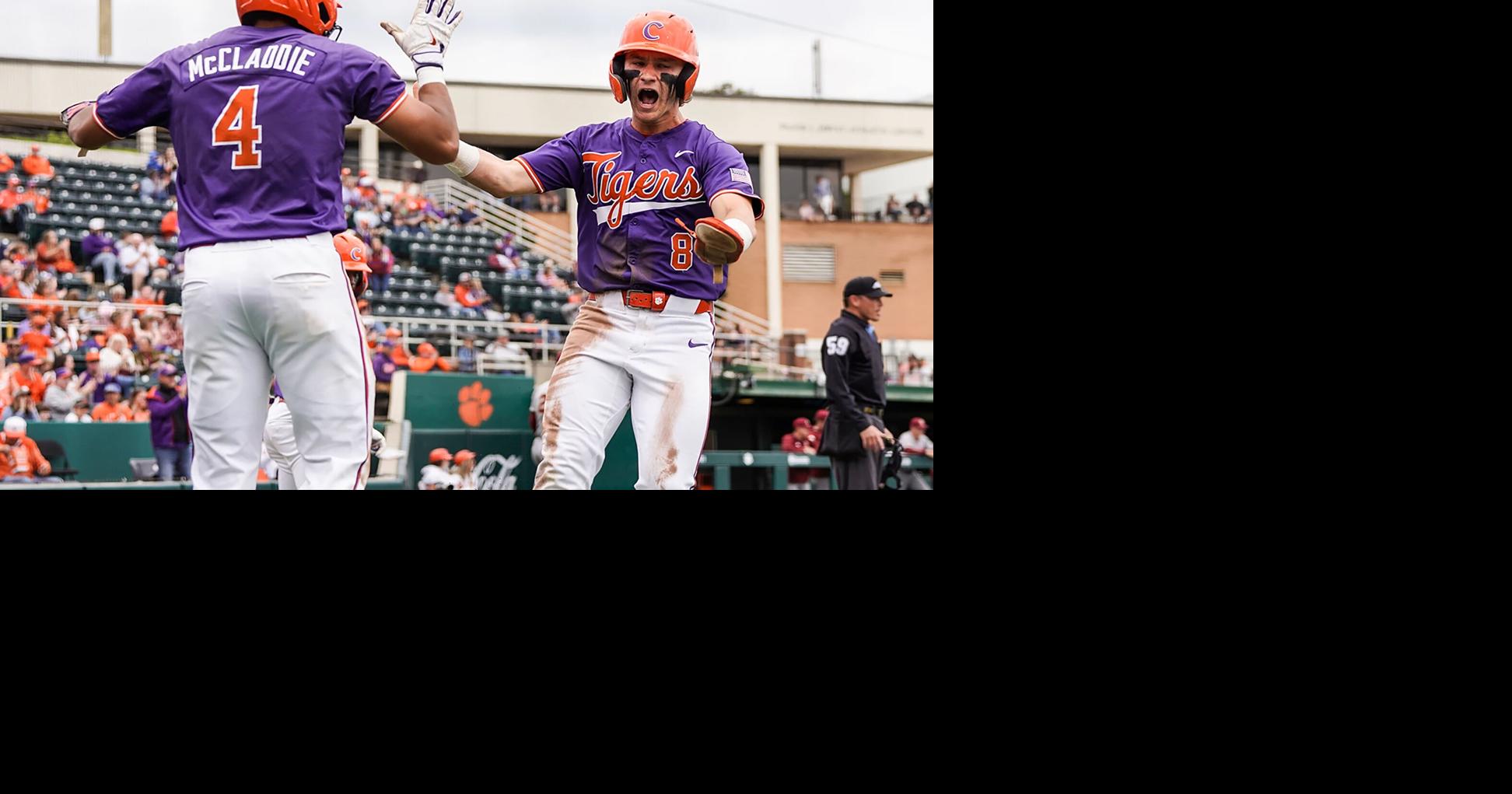 Clemson uses 11-run first in rout of BC; USC drops opener of doubleheader; Citadel postponed