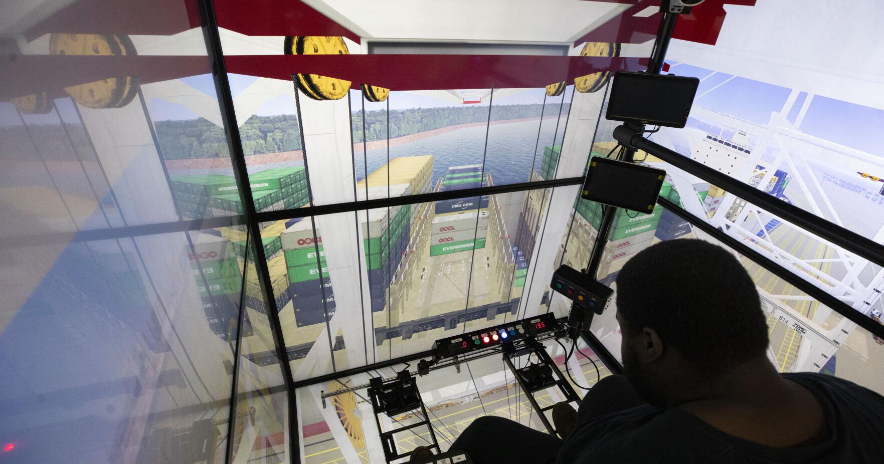 SC port's crane operators rely on simulators | Business - Vimarsana News