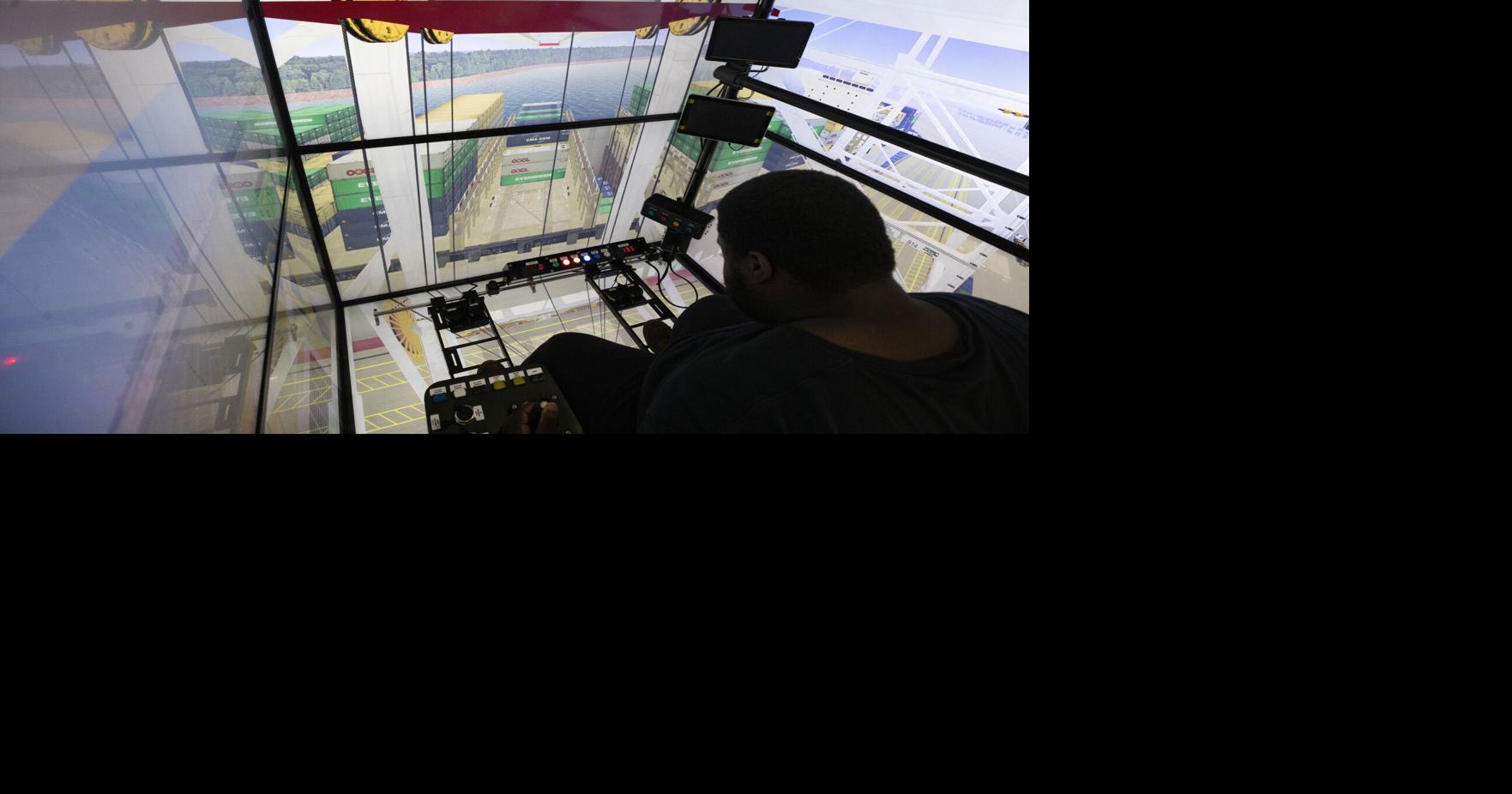 SC port's crane operators rely on simulators