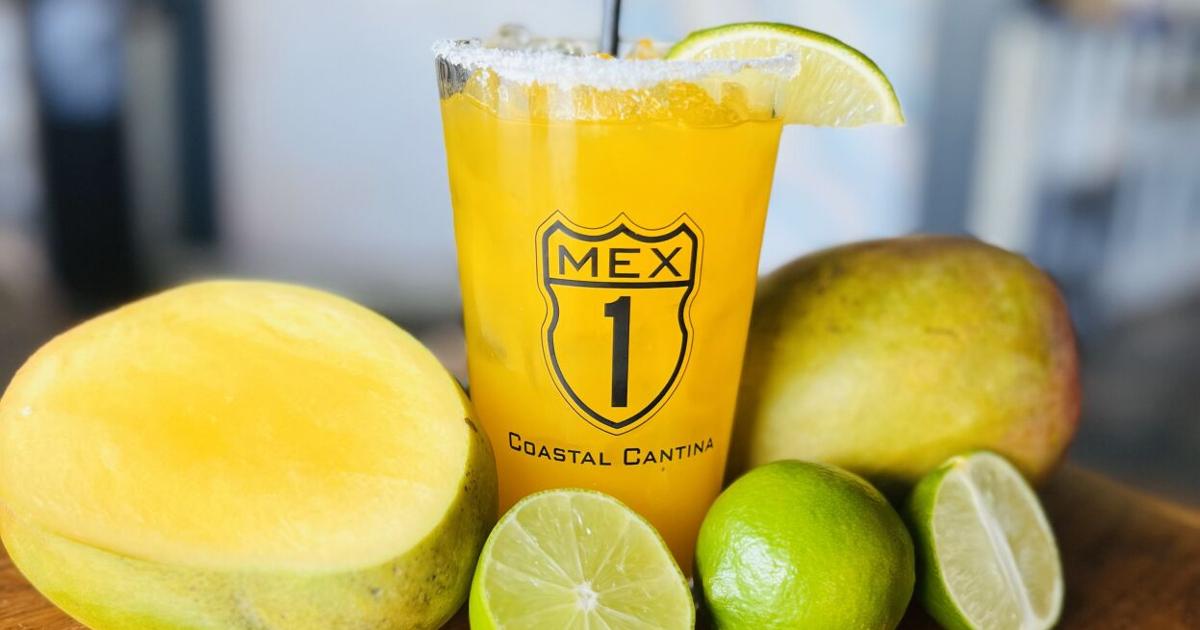 Bull Mango Mex 1 Coastal Cantina, Bohemian Bull both make a mean spicy mango margarita