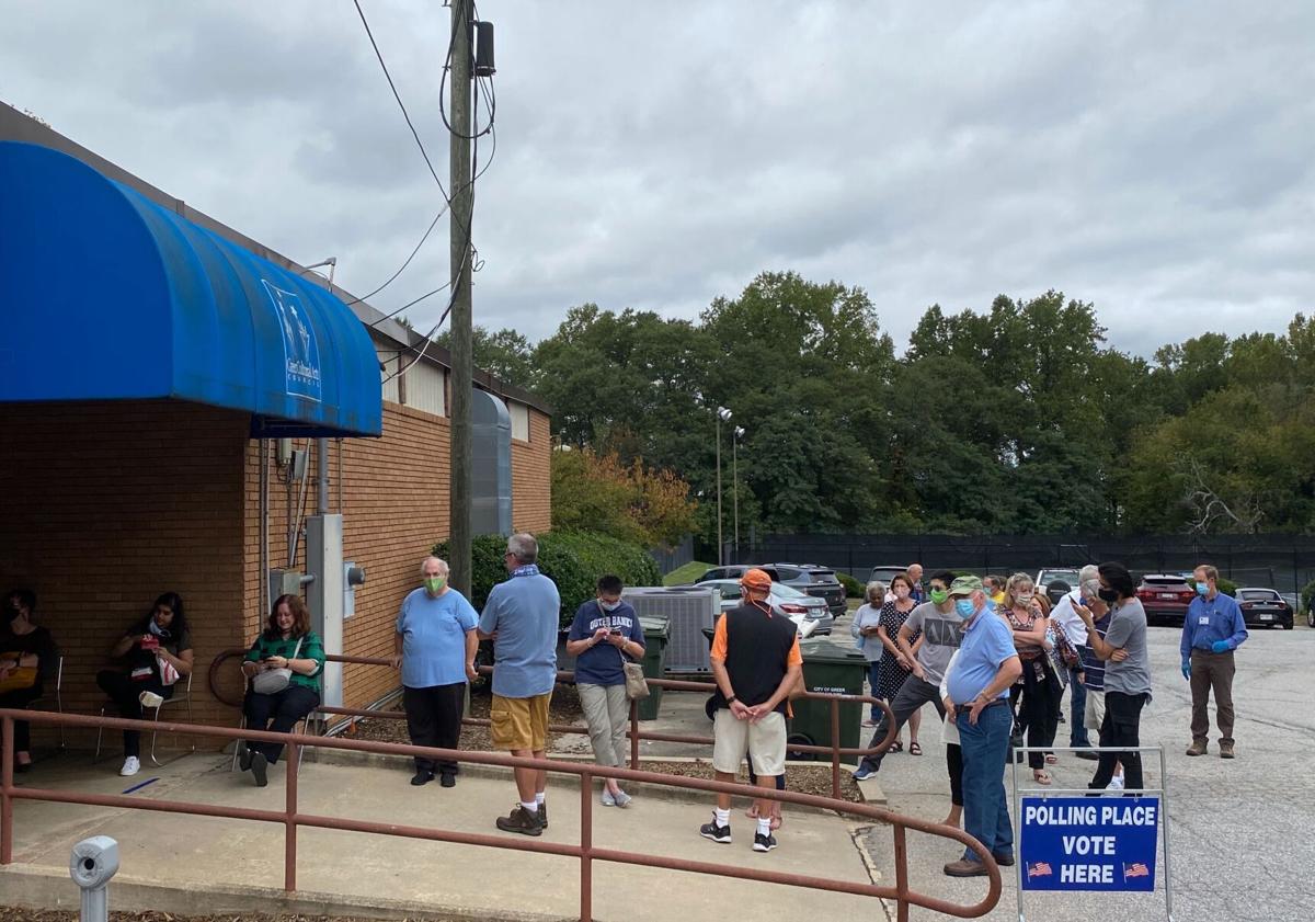 Greenville County early voting locations 'slammed' for second week in a row Greenville