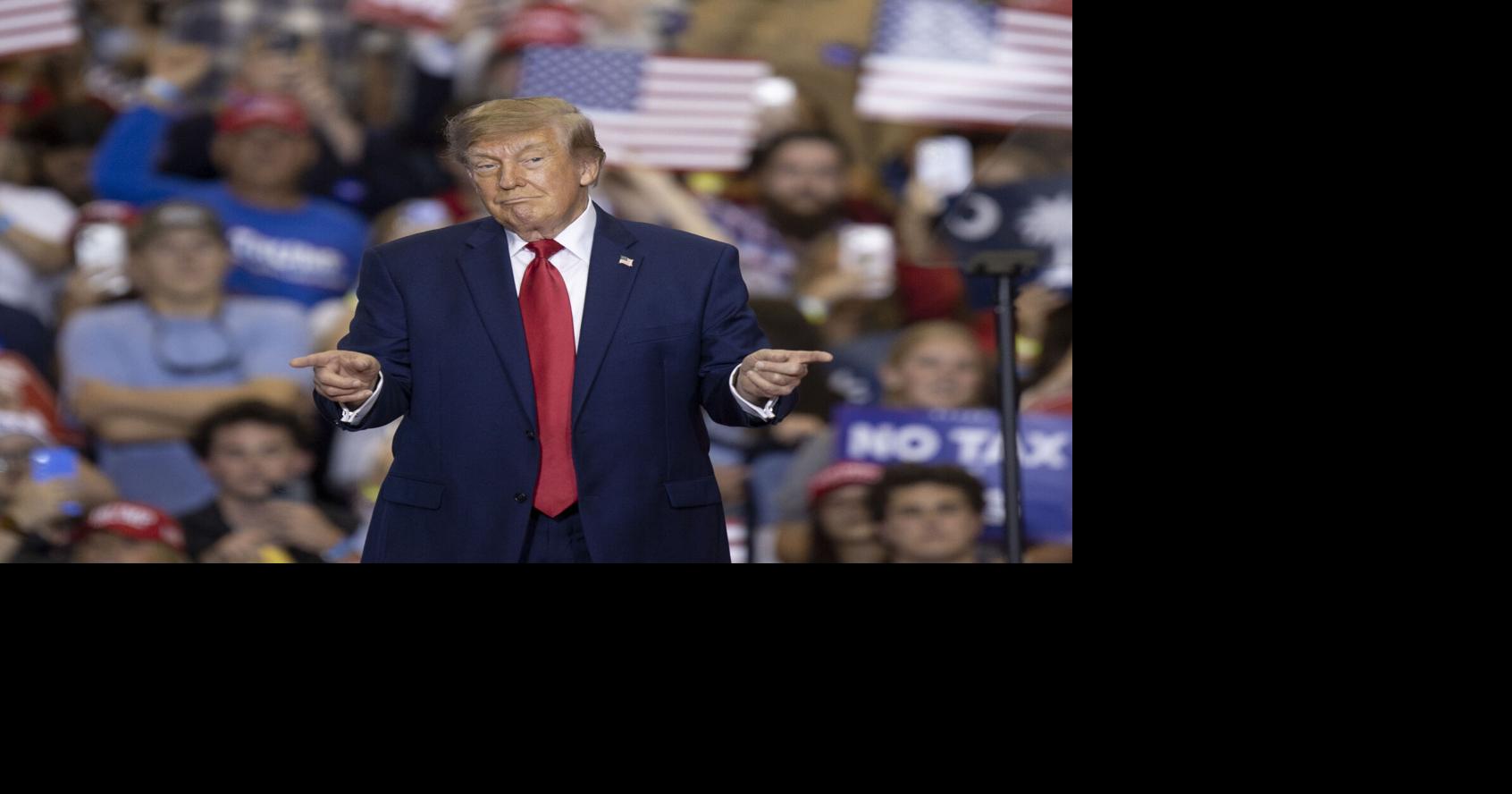 Trump wraps up speech in support of Darline Graham at Upstate rally