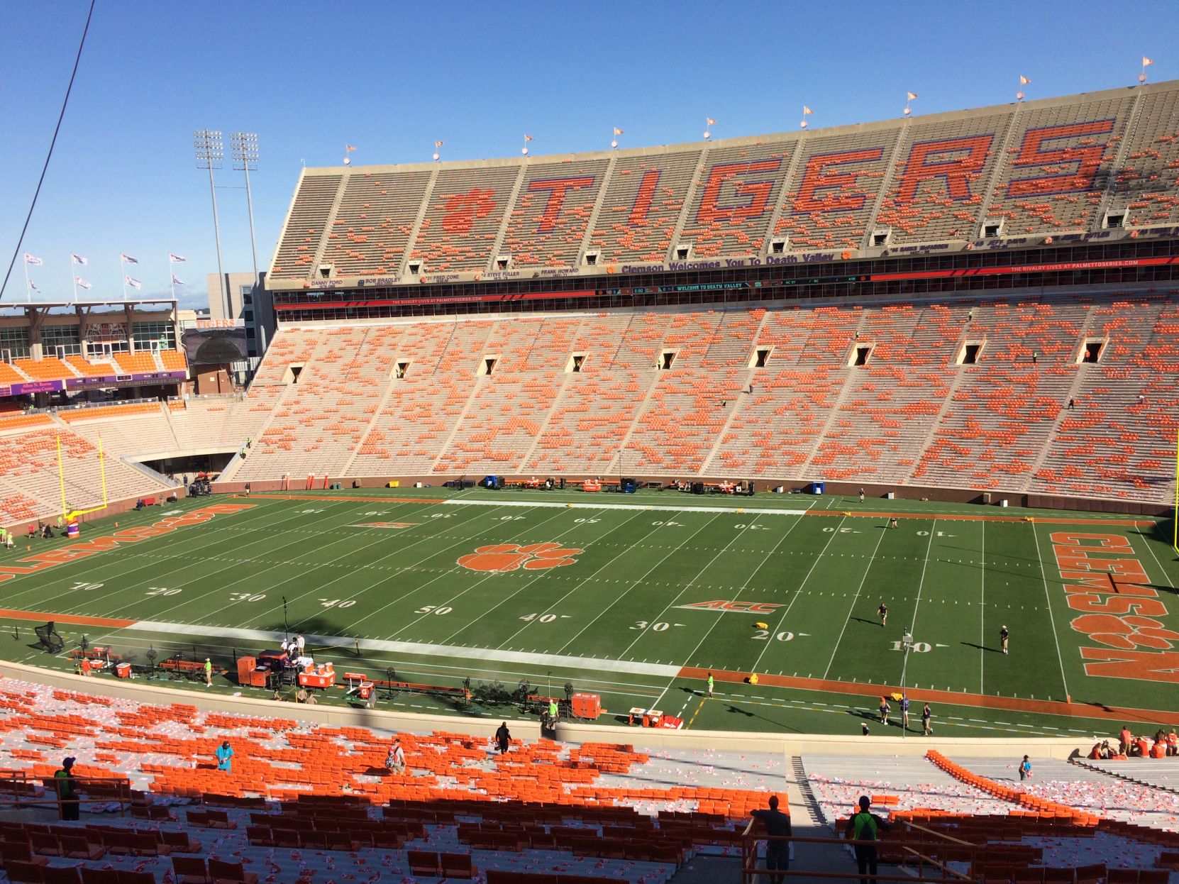 Clemson Stadium Seating Chart With Rows