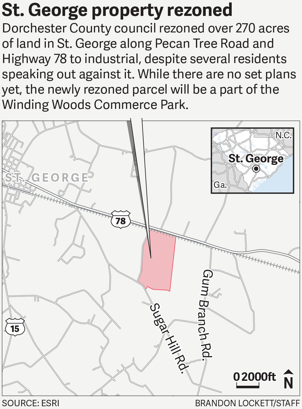 Dorchester County Rezones Land Near St. George Community To Industrial ...