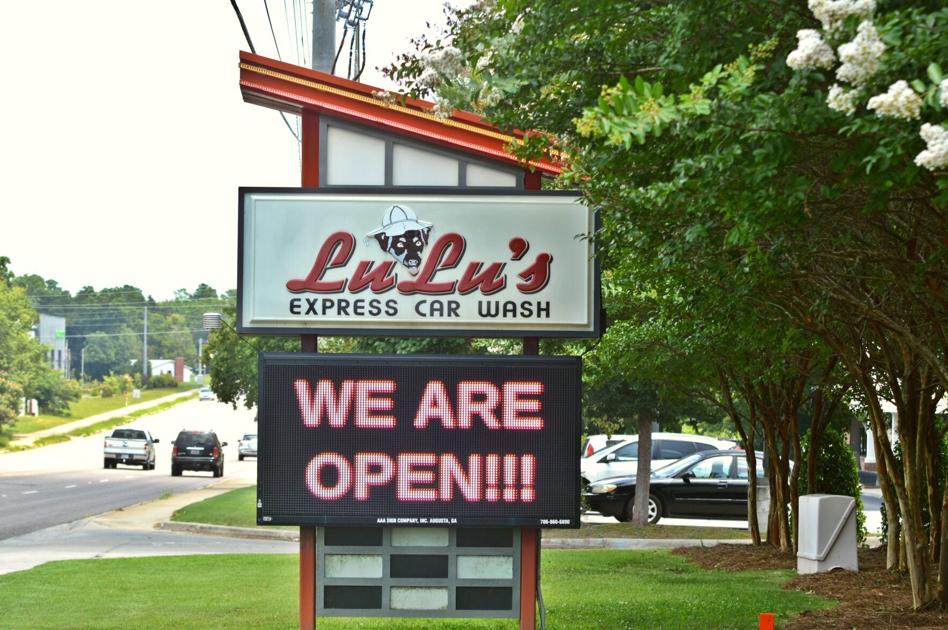 New LuLu�s car wash along Whiskey Road, residential