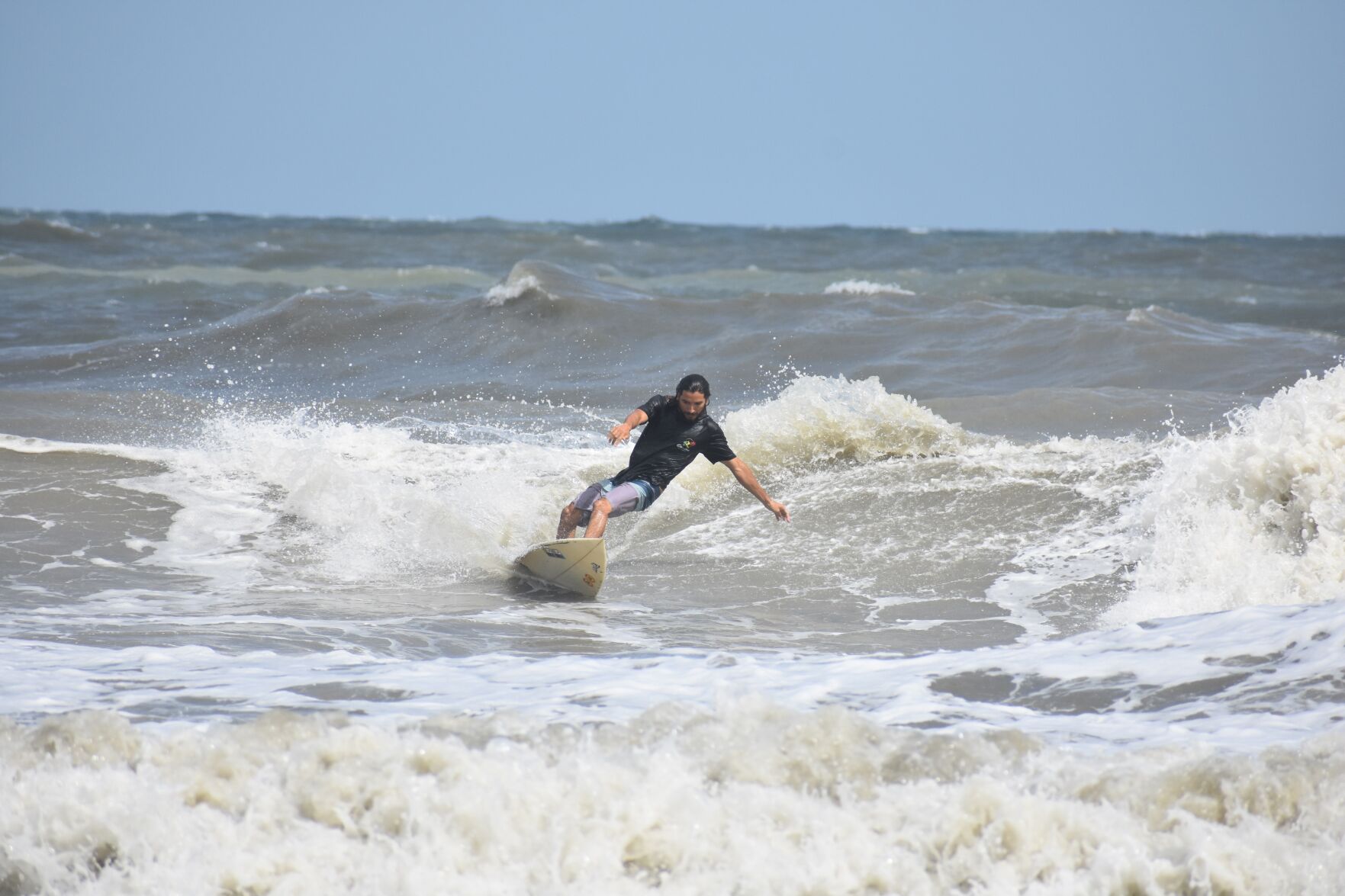 North Myrtle Beach surfer finds beauty in Tropical Storm Elsa Myrtle Beach postandcourier picture