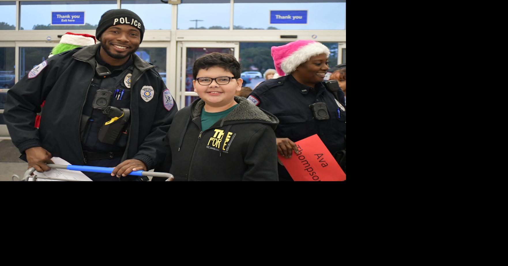 Goose Creek police treat 55 children to holiday shopping spree
