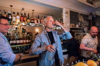 pix Bill Murray Charleston bill murray bartends in brooklyn