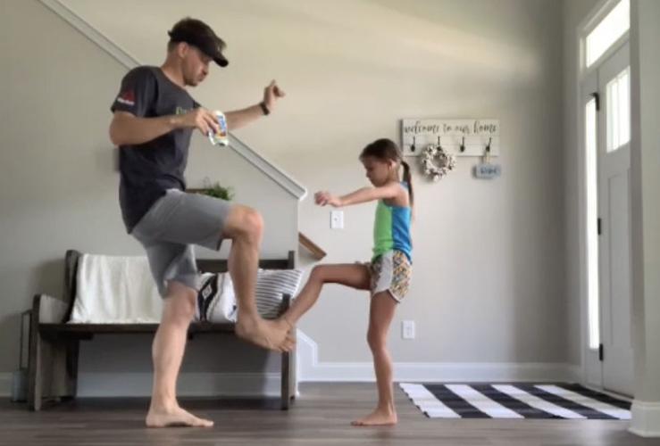 Dancing on air: Daddy, daughter 'throw down' to 'The Git Up' in new ...