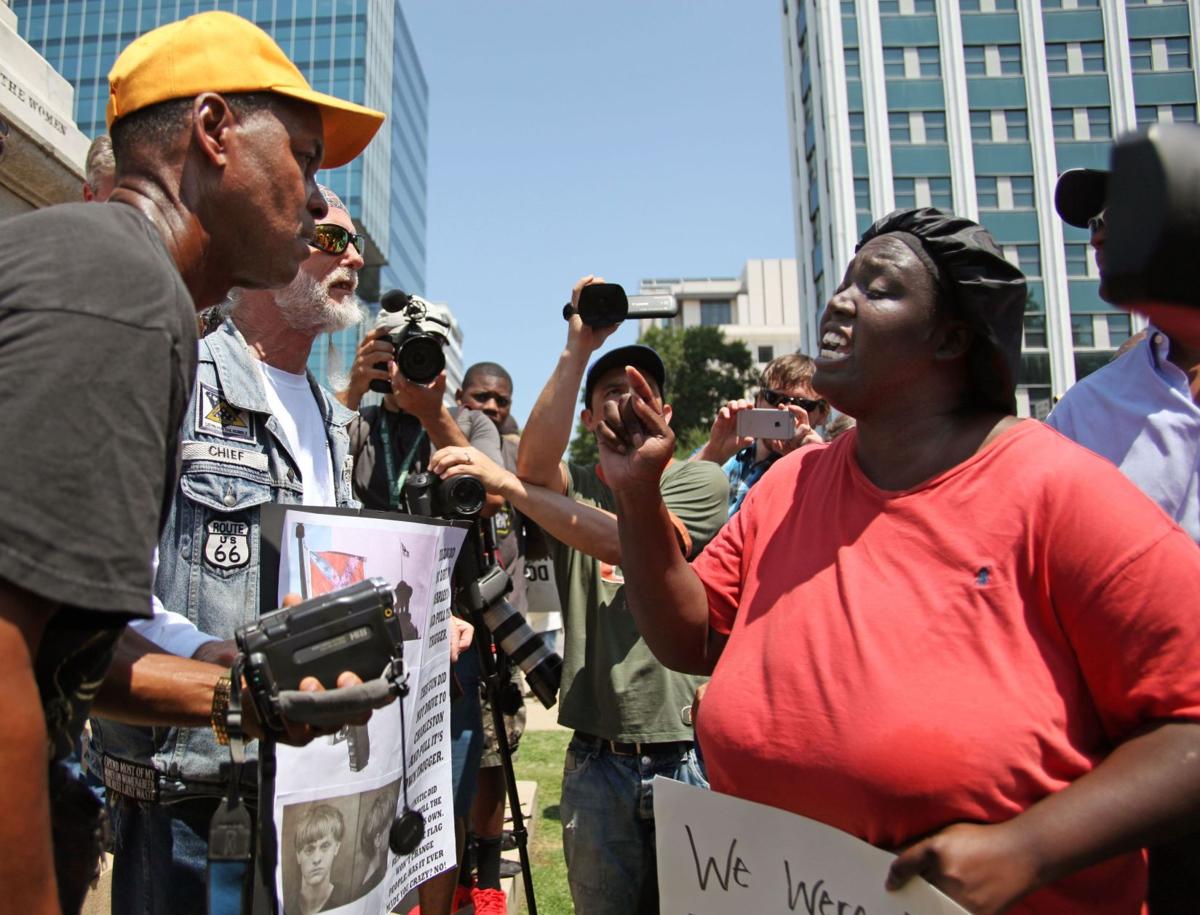 Confederate flag rally and Statehouse photos